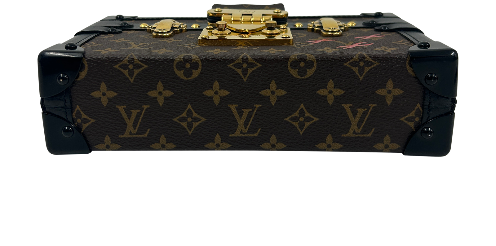 Petite Malle, 1.990&euro;, Bolso, Marrón, Canvas - General, Vista superior